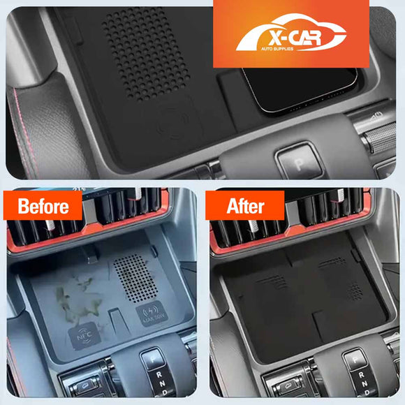 Centre Console Organizer for BYD Shark 6 2024-Onwards Armrest Storage Tray Charging Mat Cup Holder Interior Accessories