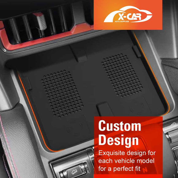 Centre Console Organizer for BYD Shark 6 2024-Onwards Armrest Storage Tray Charging Mat Cup Holder Interior Accessories