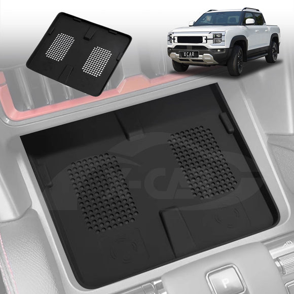 Centre Console Organizer for BYD Shark 6 2024-Onwards Armrest Storage Tray Charging Mat Cup Holder Interior Accessories