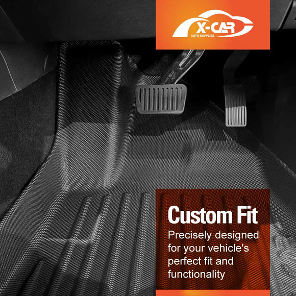 3D Car Mats for BYD Shark 6 2024-Onwards All-Weather Floor Liners