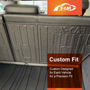 X-CAR back seat protectors for Outback 2015-2020 installed in the cargo area.