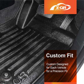 3D Floor Mats for Ford Everest 2022-Onwards All-Weather Liners - 0