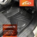 3D Front Floor Mats for Toyota NEW Hilux Auto Single / Extra Cab 2025-Onwards All-Weather Car Liners-4