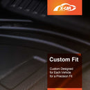 3D Floor Mats for Ford Next-Gen Ranger Dual Cab PHEV 2025-Onwards All-Weather Liners-10