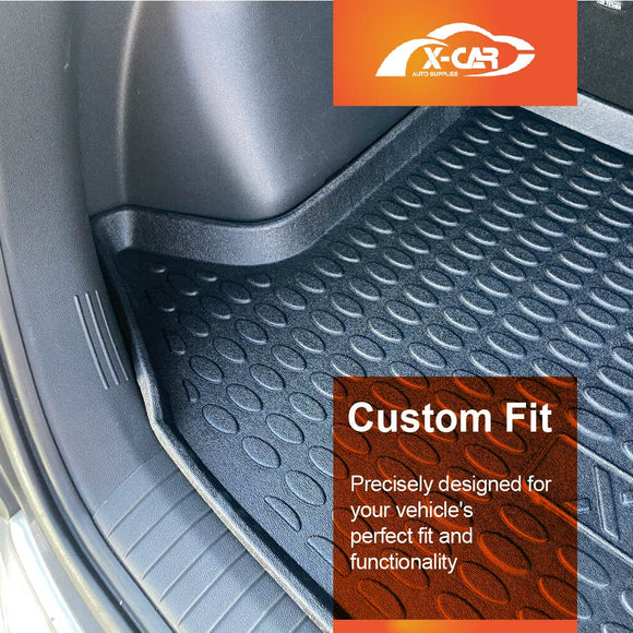 Boot Liner/ Back Seat Protector for Hyundai Kona 2017-2023 Trunk Cargo Mat Luggage Tray