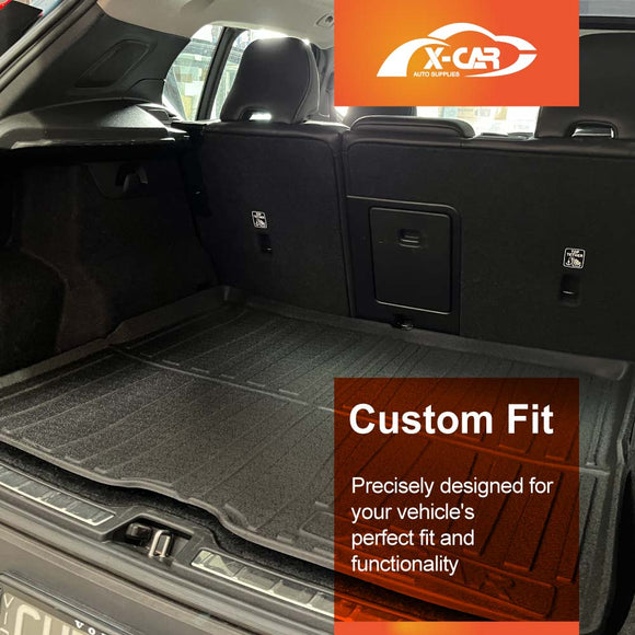 Boot Liner/ Back Seat Protector for Volvo C40 EX40 2022-Onwards All-Weather Cargo Mat
