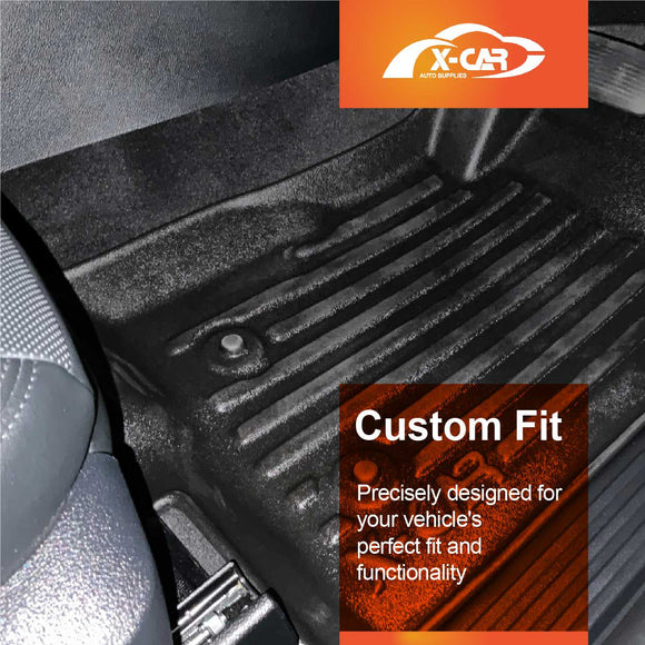 3D Floor Mats for Ford Everest 2022-Onwards All-Weather Liners