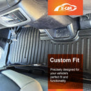 X-CAR 3D all weather floor mat for Toyota Kluger 2014–2021 rear row.
