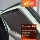 X-CAR Hyundai Kona 2017-2023 car sunshades installed in rear window.