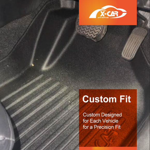 3D Floor Mats for Toyota Corolla Hatchback Auto 2018-Onwards All-Weather Car Liners