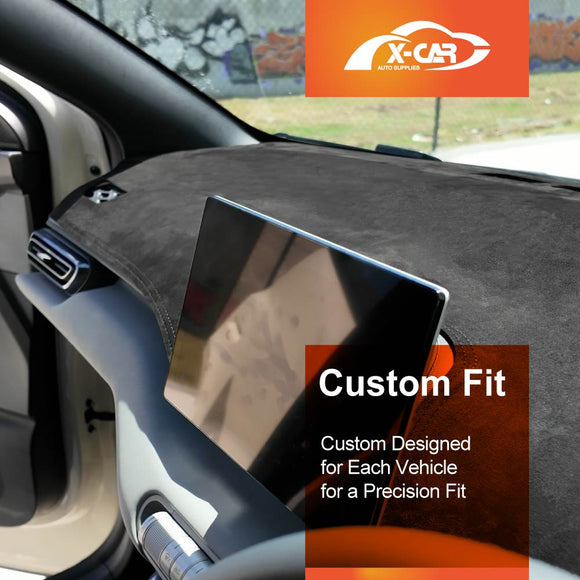 X-CAR dash mat installed on BYD Atto 1 car dashboard.