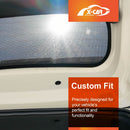 X-CAR rear windscreen sun shades installed on BYD Atto 1 car rear windscreen.
