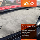 X-CAR custom-fit dash mat installed on Chery Tiggo 4 dashboard