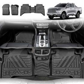 3D Floor Mats for GWM Cannon / Cannon-L Premium 2021-Onwards All Weather Car Liner