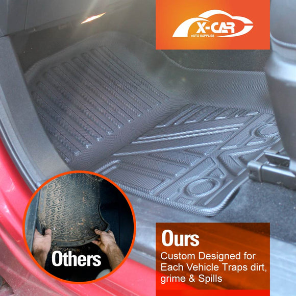 3D Front Floor Mats for GWM Cannon Single Cab 2025-Onwards Heavy Duty All Weather Car Mats Liner Set