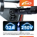 Tesla Model 3 Highland Charging Adapter Type 1 to Type 2 Connector SAE J-1772 to IEC62196 32A 250V AC IP54-4