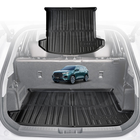Boot Liner/Back Seat Protector for Chery Tiggo 8 Pro Max 2024-Onwards All Weather Car Mats