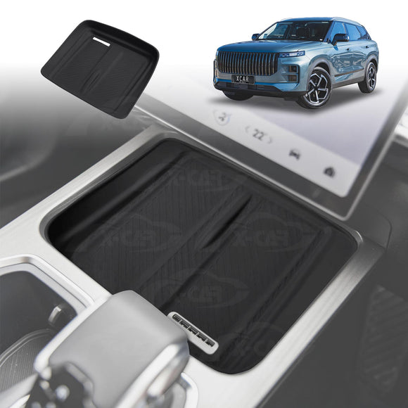 Centre Console Organiser for Jaecoo J7 2024-Onwards Armrest Tray Storage Box Wireless Charging Pad Interior Accessories