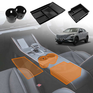 Centre Console Organizer Tray for Chery OMODA 5 2023-2025 Armrest Storage Car Accessories