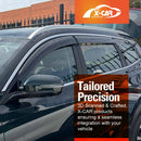 X-CAR weathershields installed on Chery Tiggo 8 car windows.