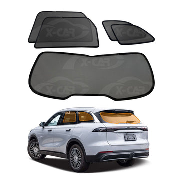 X-CAR window sun shades installed on Chery Tiggo 9 car windows.