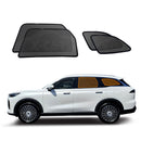 X-CAR window sun shades installed on Chery Tiggo 9 car windows.