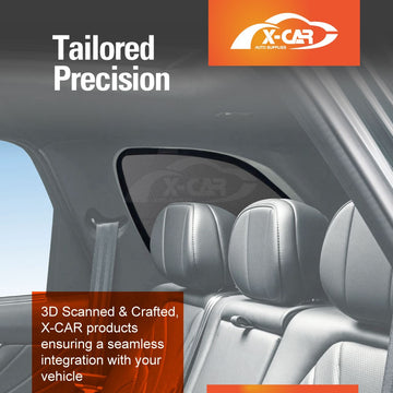 X-CAR window sun shade installed on Chery Tiggo 9 car port window.