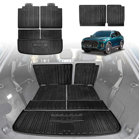 Boot Liners/ Back Seat Protector for Chery Tiggo 9 Super Hybrid 2025-Onwards Cargo Mats