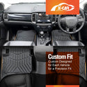 3D Floor Mats for Ford Everest 2015-2022 All-Weather Car Liners