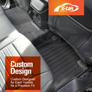 3D Floor Mats for Ford Everest 2022-Onwards All-Weather Liners-7