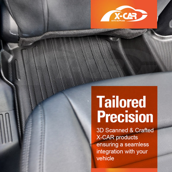 3D Floor Mats for Ford Everest 2022-Onwards All-Weather Liners