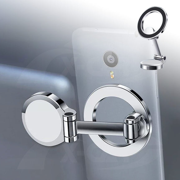 Foldable Magnetic MagSafe Phone Holder for iPhone and Android Adjustable Dashboard & Windshield Mount with Alloy Construction