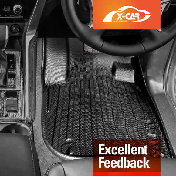 3D Floor Mats for Mitsubishi Pajero Sport 2015-2025 All-Weather Liners