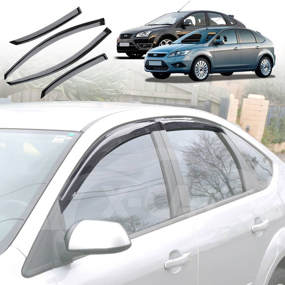 WeatherShields for Ford Focus Hatch 2005-2011 Car Weather Shields Wind Deflectors Sun Visors