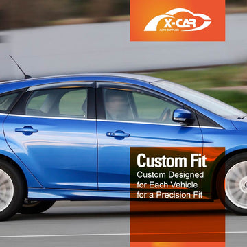 WeatherShields for Ford Focus Hatch 2011-2018 Car Weather Shields Wind Deflectors Sun Visors - 0