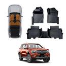 3D Floor Mats for Ford Everest 2022-Onwards Floor Liners Full Set-10