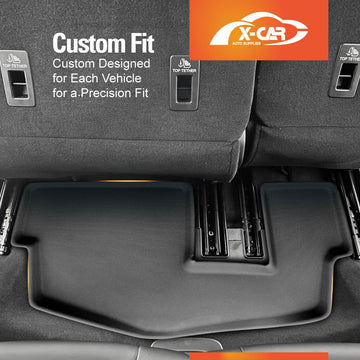 3D Floor Mats for Ford Everest 2022-Onwards Floor Liners Full Set - 0