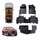 3D Floor Mats for Ford Everest 2022-Onwards Floor Liners Full Set-1