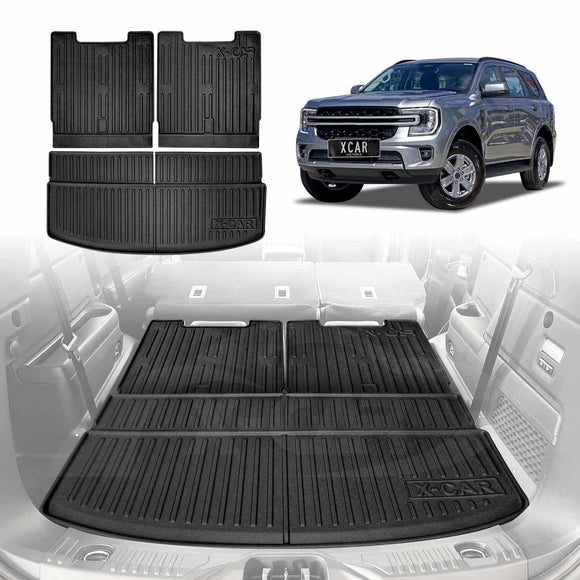 Boot Liner / Back Seat Protector for Ford Everest 2022-Onwards Cargo Trunk Mat