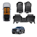 3D Floor Mats for Ford Everest 2022-Onwards All-Weather Liners-19