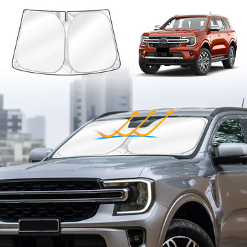 WindScreen Sun Shade for Ford Everest 2022-Onwards Wind Screen Sun Visor Protector
