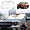 Windshield Sun Shade for Ford Everest 2022-2025 Wind Screen Sun Visor Protector