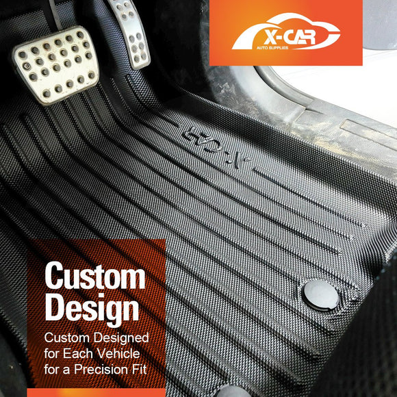 3D Floor Mats for Ford Falcon Ute FG 2008-2016 All-Weather Car Liners