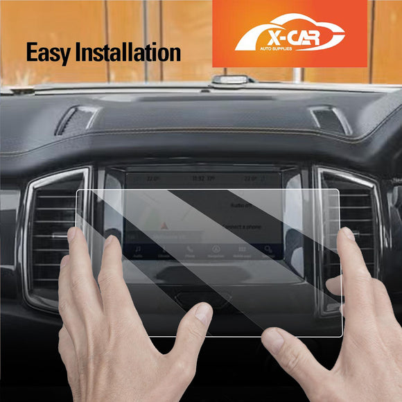 Tempered Glass Screen Protector for Ford Ranger 2011-2022 Dual Cab Touchscreen Anti-Scratch Cover Accessories