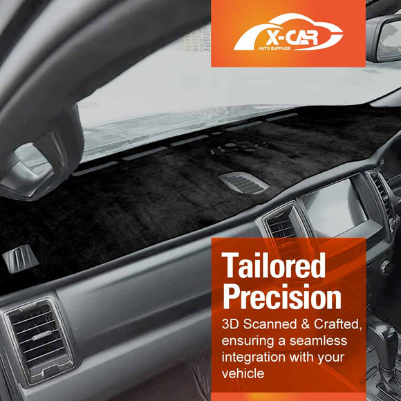 Dash Mat for Ford Ranger PX Mk3 Series 2018-2022 Non-Slip Dashboard Pad Cover