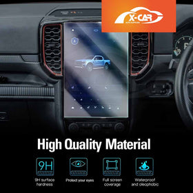 Tempered Glass Screen Protector for Ford Next-Gen Ranger 2022-2025 12-inch Touchscreen Cover - 0