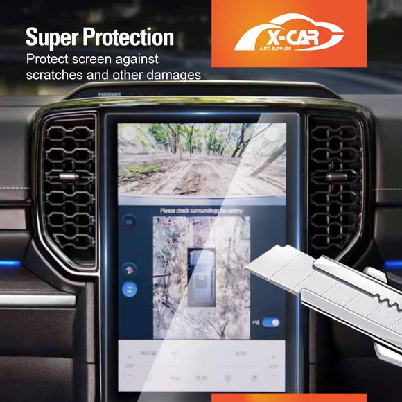 Tempered Glass Screen Protector for Ford Next-Gen Ranger 2022-2025 12-inch Touchscreen Cover