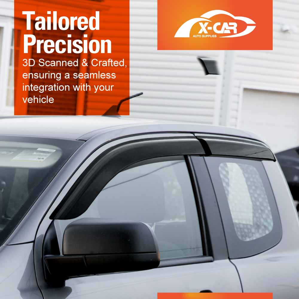 Ford Ranger Next Gen 2022-2025 Super Cab Weathershields | X-CAR