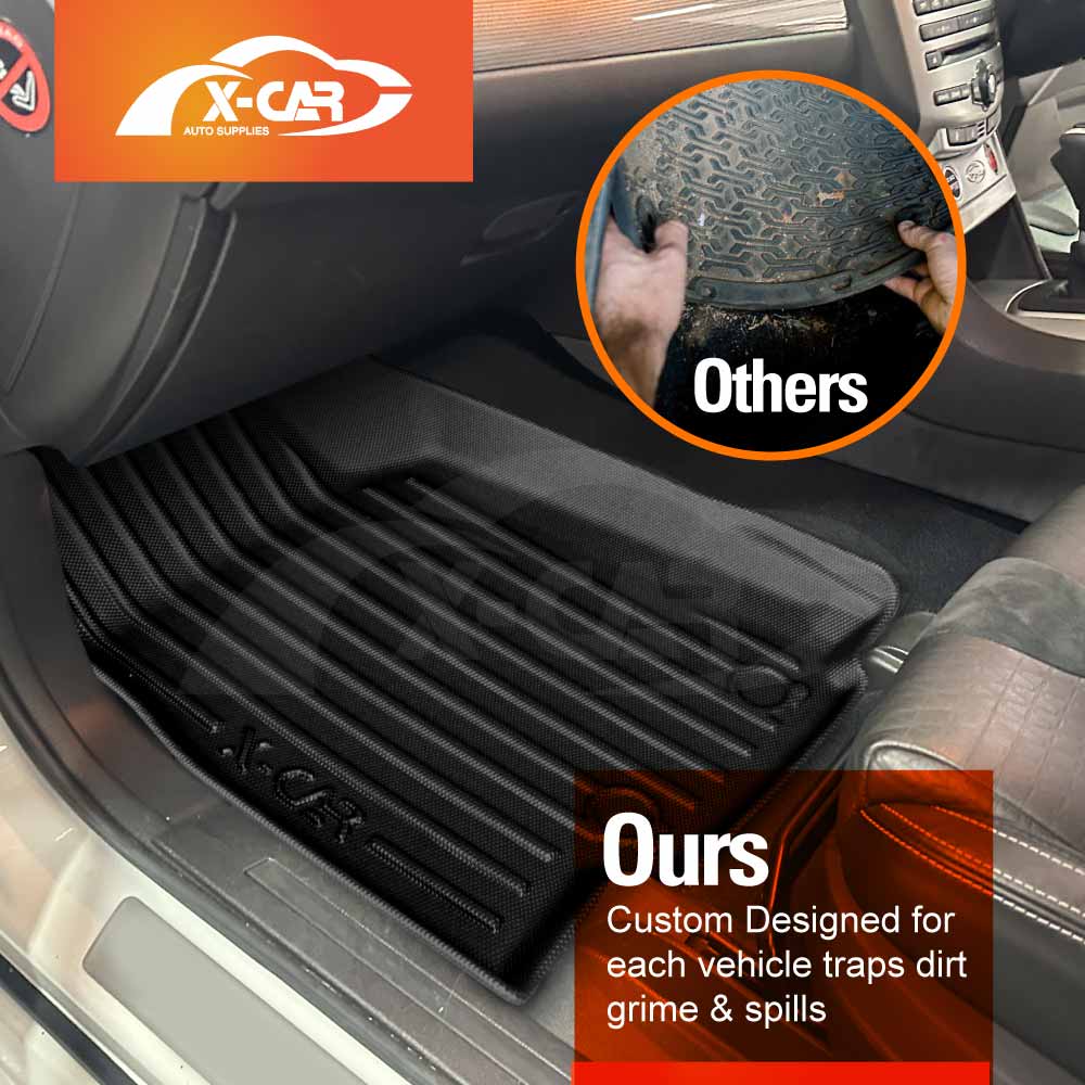 3D Floor Mats for Ford Falcon FG FGX Sedan 2008-2016 All-Weather Car L ...