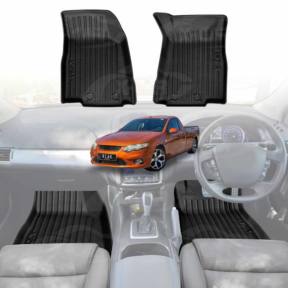 3D Floor Mats for Ford Falcon Ute FG 2008-2016 All-Weather Car Liners